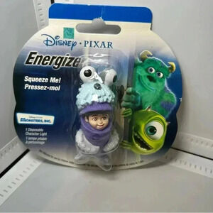 Disney Pixar monsters inc energizer 2002 squeeze me boo light-package new
